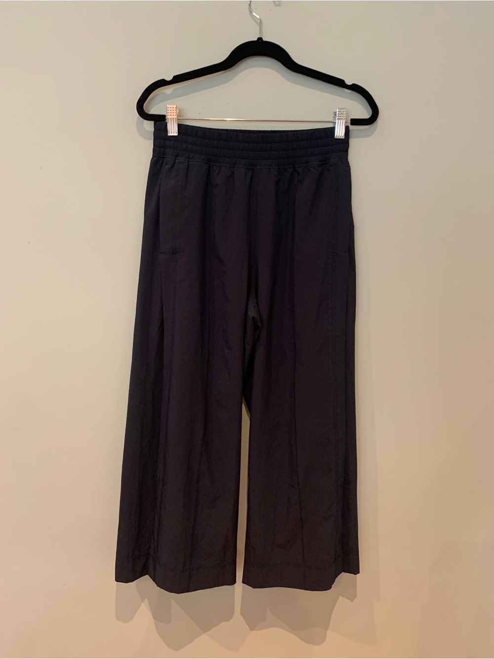 Lululemon Navy Wide-Leg Pull-On Dress Pants